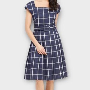 Gal Meets Glam Collection Women’s Karen Dress Size 2 Square Neck A Line Feminine